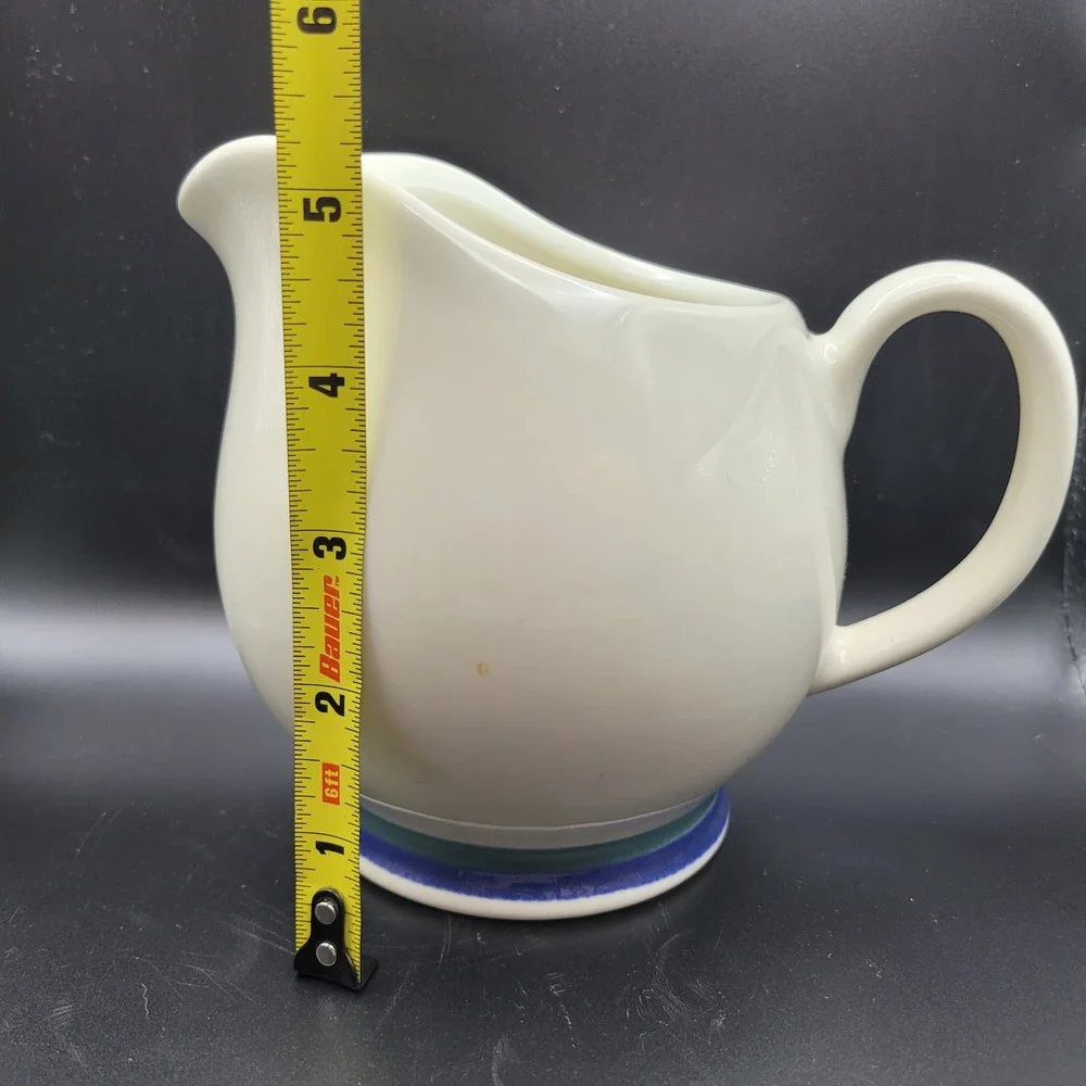Pfaltzgraff Creamer Pitcher‎ with Blue Green Band